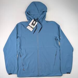 686 Men's Small ATP Stretch Wind Jacket - Blue Ash